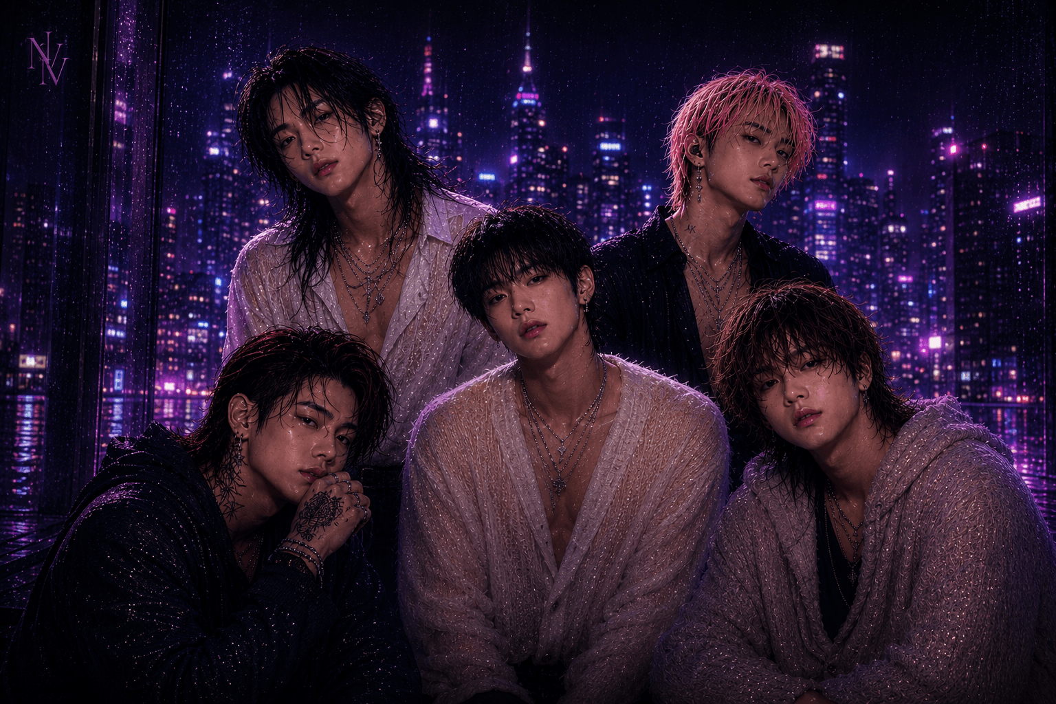 Neon Veil AFTER YOU comeback artwork